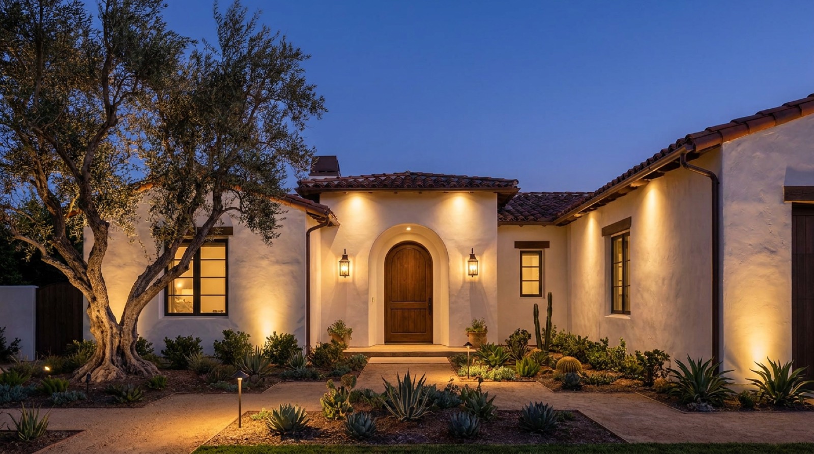 Lighting the House Itself — Architectural Lighting and Curb Appeal After Dark — San Diego Landscape Remodeling