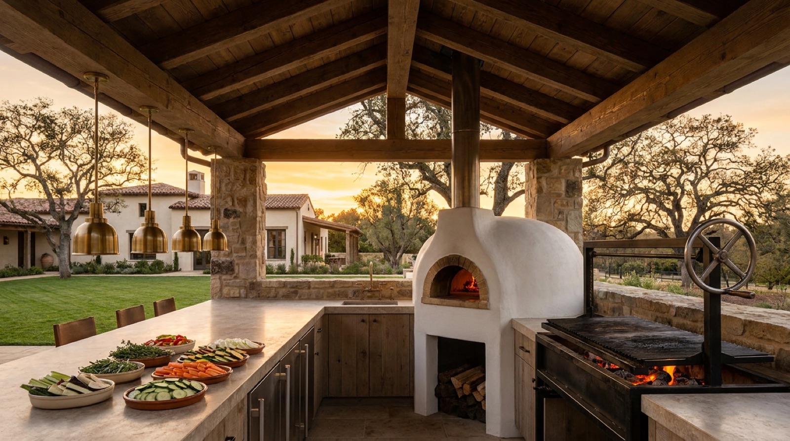 Beyond the BBQ Island — The Chef-Grade Outdoor Kitchen Pavilion — San Diego Landscape Remodeling