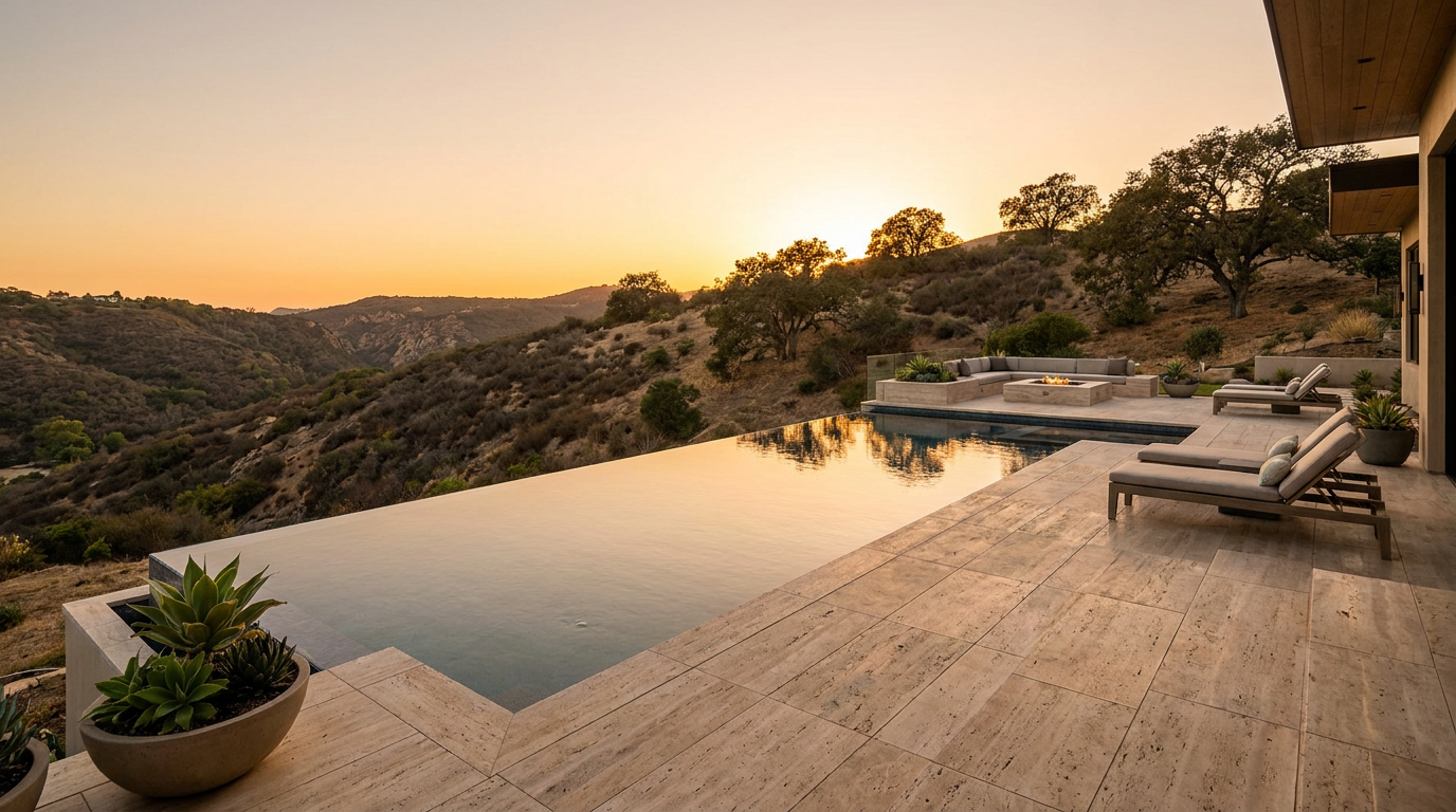 Infinity Pools and Negative-Edge Pools in San Diego — San Diego Landscape Remodeling