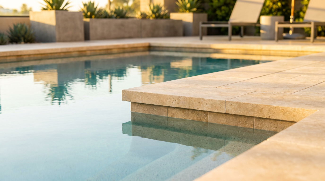 Pool Coping Options for San Diego Pools — San Diego Landscape Remodeling