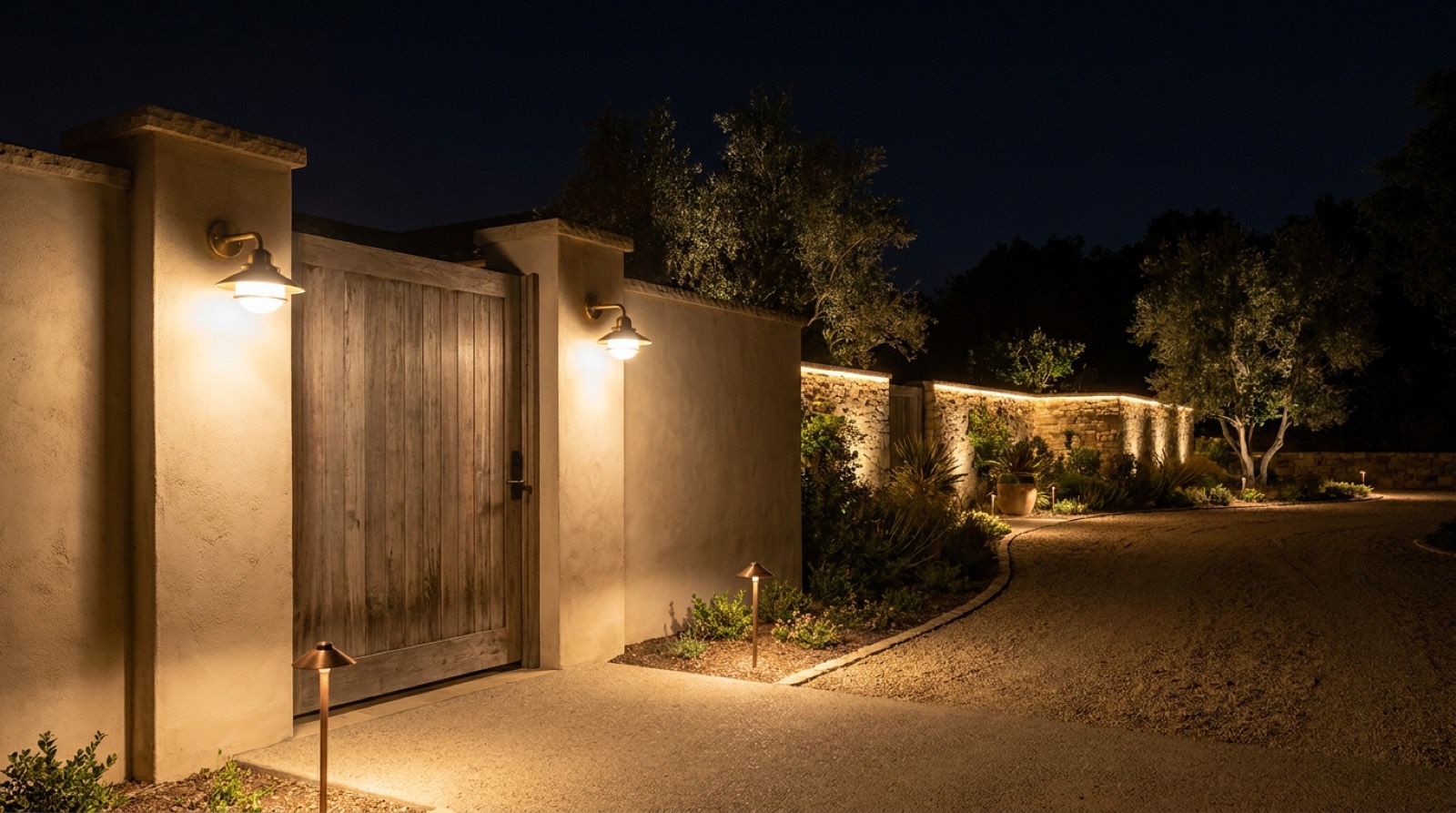 Security Lighting Without Floodlights — Safe, Seen, and Still Beautiful — San Diego Landscape Remodeling