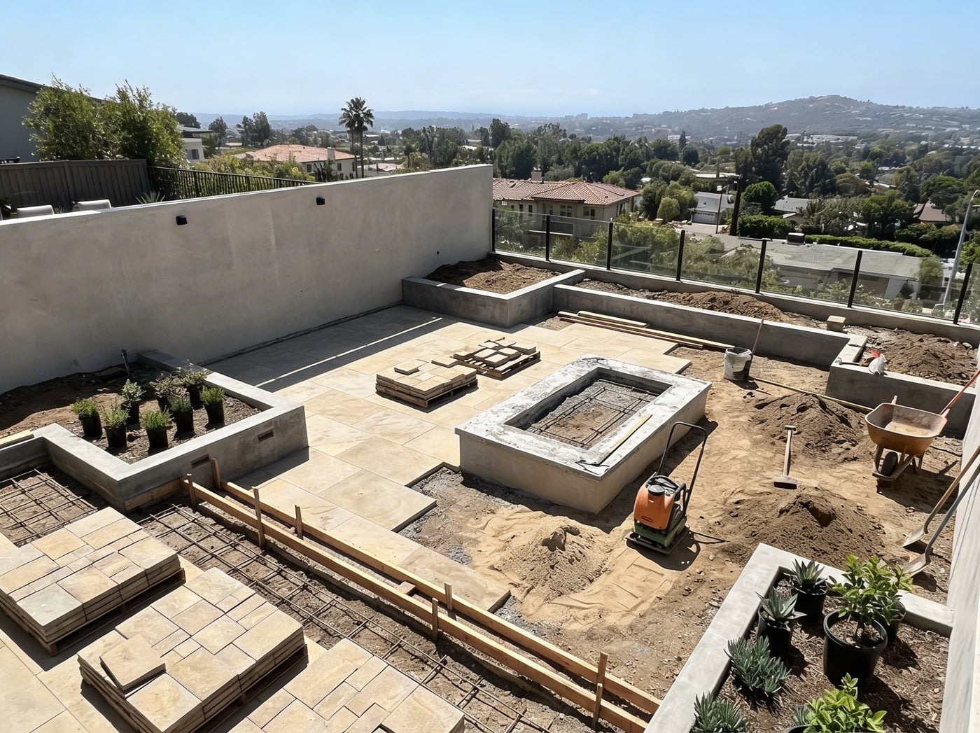 Outdoor remodeling in Mount Helix — San Diego Landscape Remodeling